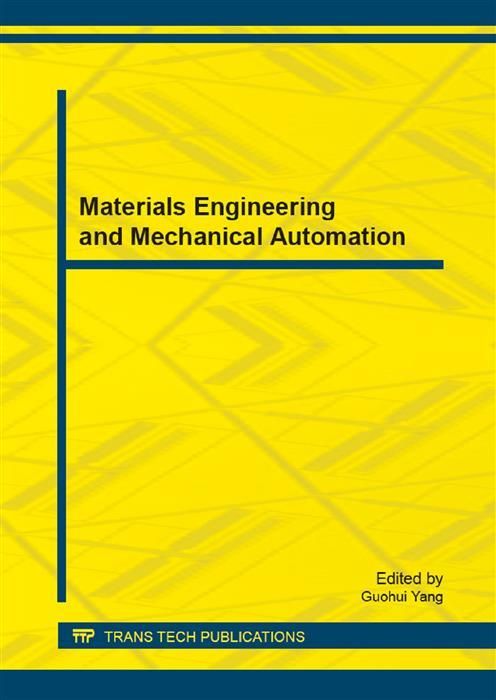 Produktbild: Materials Engineering and Mechanical Automation