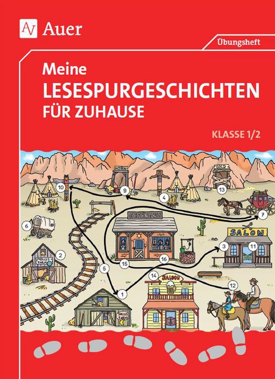 Produktbild: Meine Lesespurgeschichten f&uuml;r Zuhause - Klasse 1/2