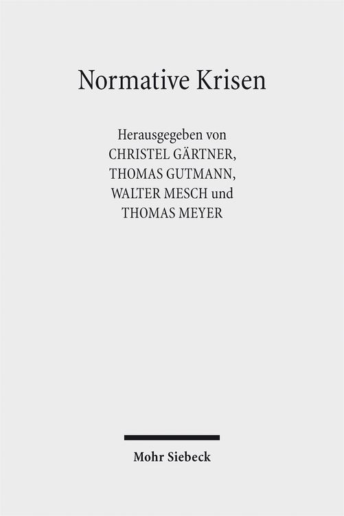 Produktbild: Normative Krisen
