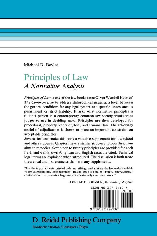 Produktbild: Principles of Law