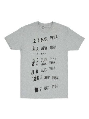 Produktbild: Library Card Stamp (Gray) Unisex T-Shirt X-Large