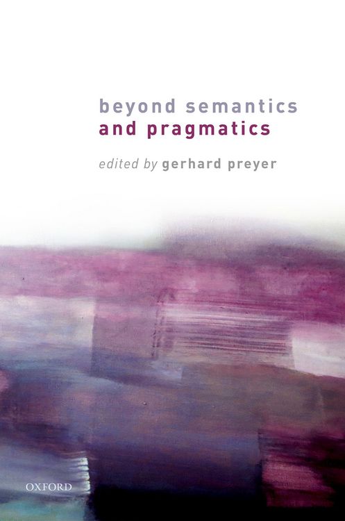 Produktbild: Beyond Semantics and Pragmatics