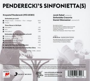 Produktbild: Penderecki's Sinfonietta(s)