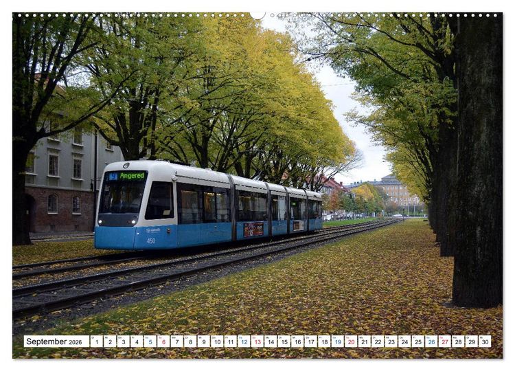 Produktbild: Die G&ouml;teborger Stra&szlig;enbahn (Wandkalender 2026 DIN A2 quer), CALVENDO Monatskalender