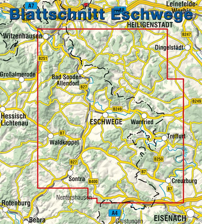 Produktbild: Eschwege 1:33 000