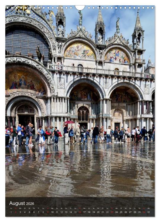 Produktbild: Fotografischer Streifzug durch Venedig (Wandkalender 2026 DIN A3 hoch), CALVENDO Monatskalender