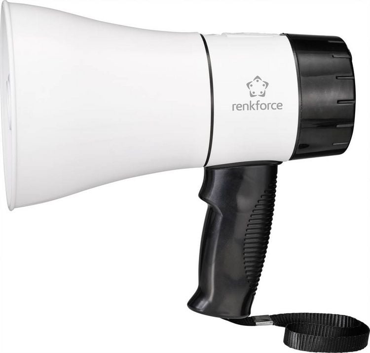 Produktbild: Renkforce RF-MP-200 Megaphon Aufnahmefunktion, mit Haltegurt