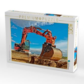 Produktbild: CALVENDO Puzzle Bagger - kraftvolle Arbeitsmaschinen | 1000 Teile Lege-Gr&ouml;&szlig;e 64x48cm Foto-Puzzle f&uuml;r gl&uuml;ckliche Stunden