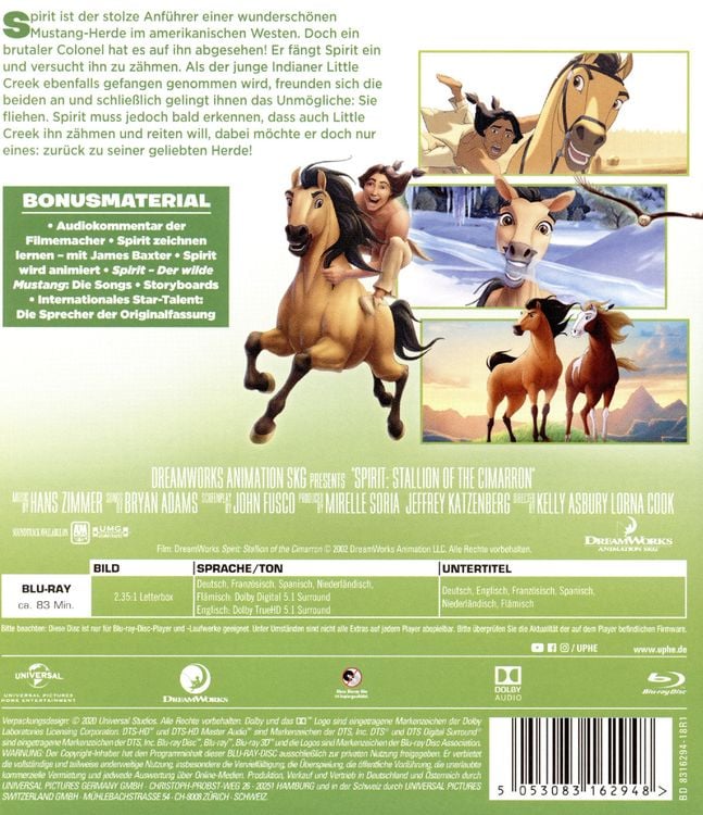 Produktbild: Spirit - Der wilde Mustang