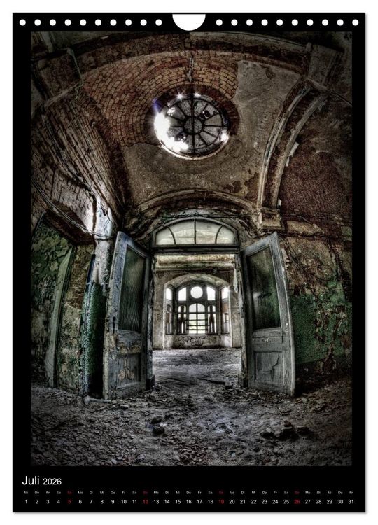 Produktbild: Lost Places Vergessene Orte (Wandkalender 2026 DIN A4 hoch), CALVENDO Monatskalender