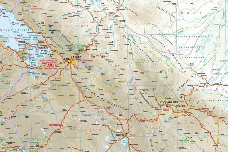 Produktbild: Reise Know-How Landkarte Bolivien / Bolivia (1:1.300.000)