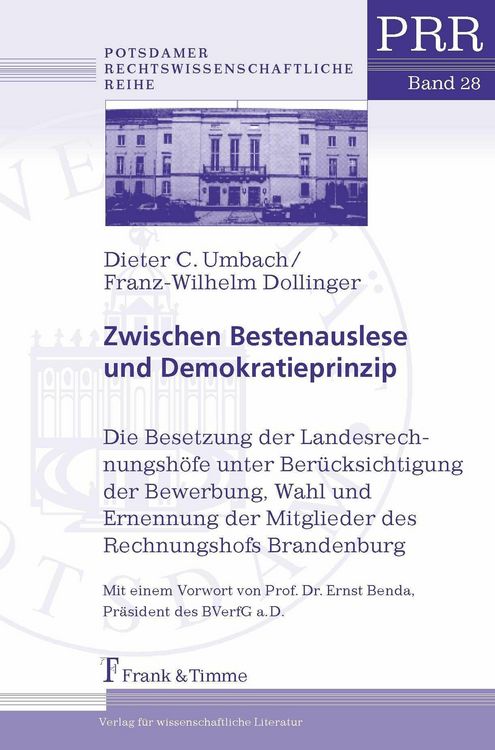 Produktbild: Zwischen Bestenauslese und Demokratieprinzip