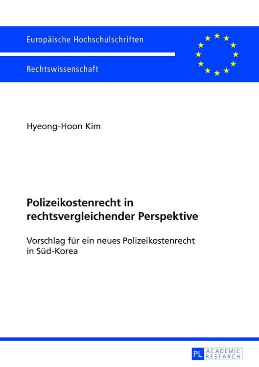 Produktbild: Polizeikostenrecht in rechtsvergleichender Perspektive