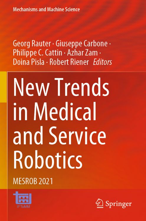 Produktbild: New Trends in Medical and Service Robotics