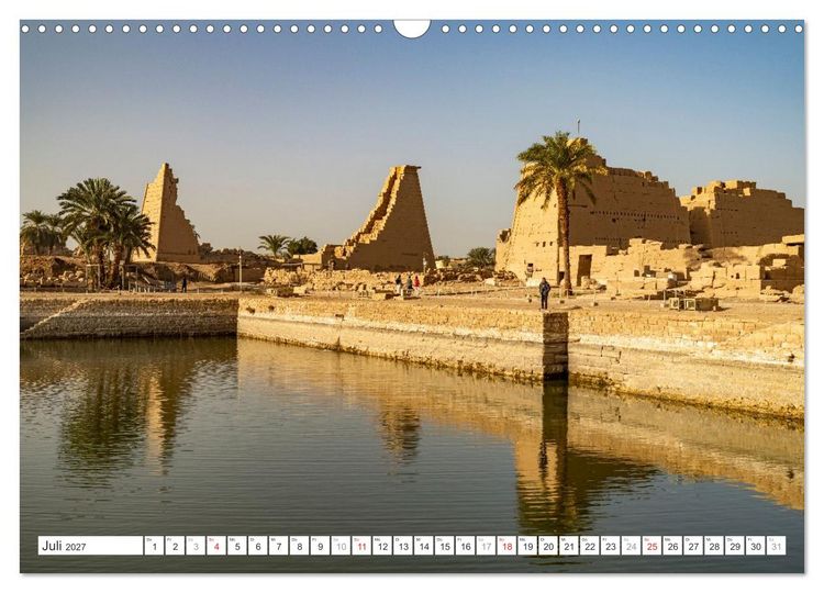 Produktbild: &Auml;gypten - Karnak, die thebanische Nekropole und Luxor (Wandkalender 2027 DIN A3 quer), CALVENDO Monatskalender