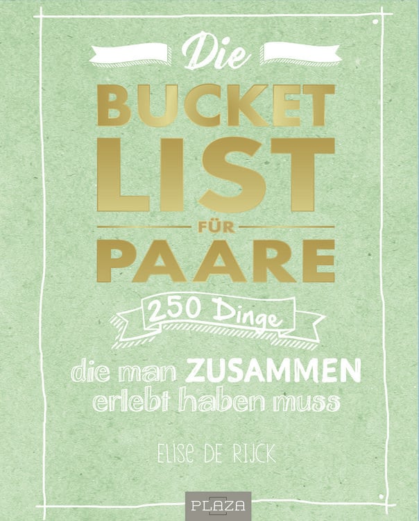 Produktbild: Die Bucket List f&uuml;r Paare. DAS Hochzeitsgeschenk