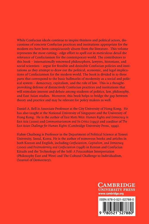 Produktbild: Confucianism for the Modern World