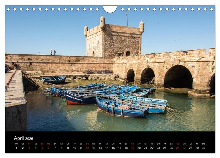 Produktbild: Marokko - Bilder einer Rundreise (Wandkalender 2026 DIN A4 quer), CALVENDO Monatskalender
