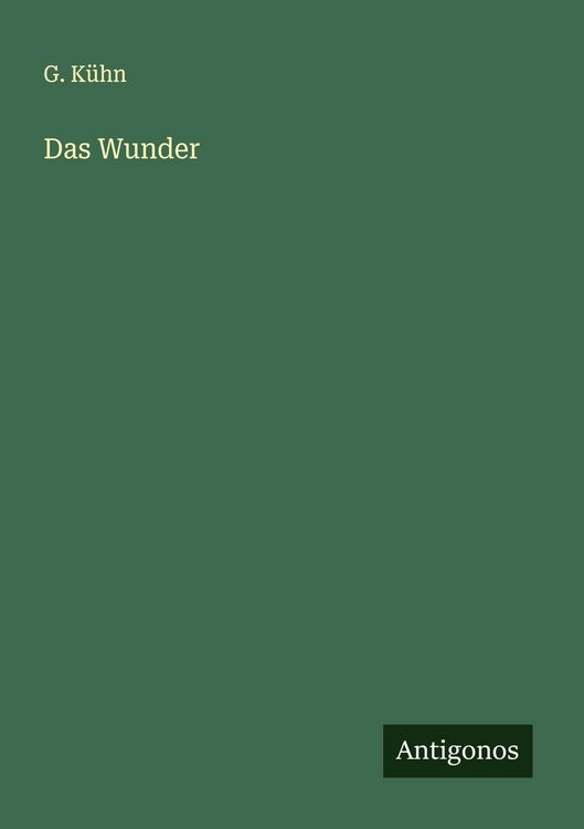 Produktbild: Das Wunder
