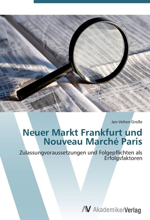 Produktbild: Neuer Markt Frankfurt und Nouveau March&eacute; Paris