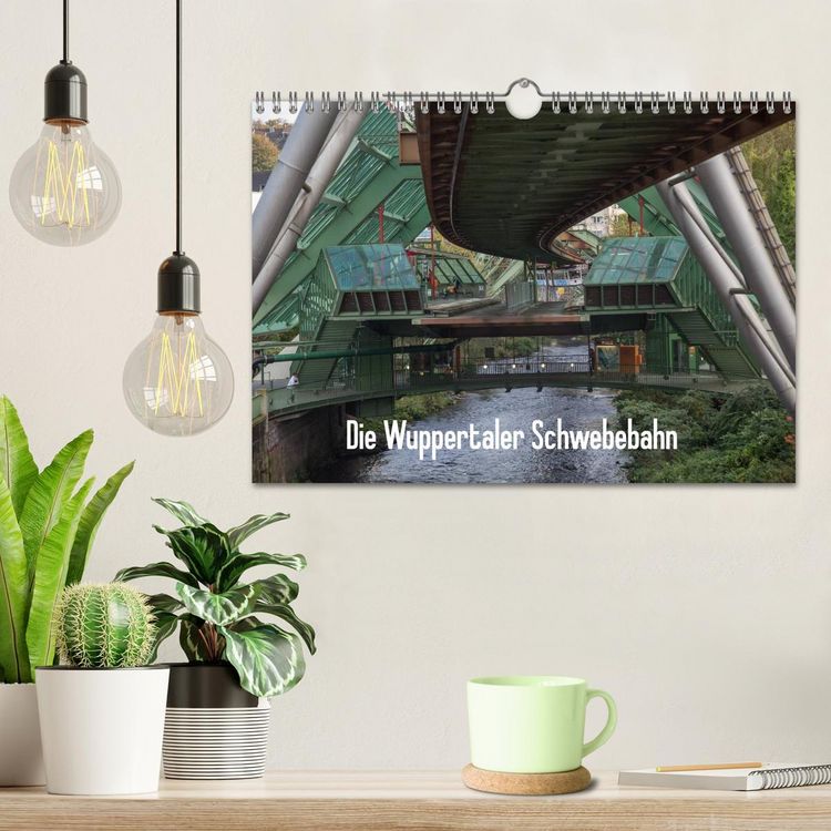 Produktbild: Die Wuppertaler Schwebebahn (Wandkalender 2026 DIN A4 quer), CALVENDO Monatskalender