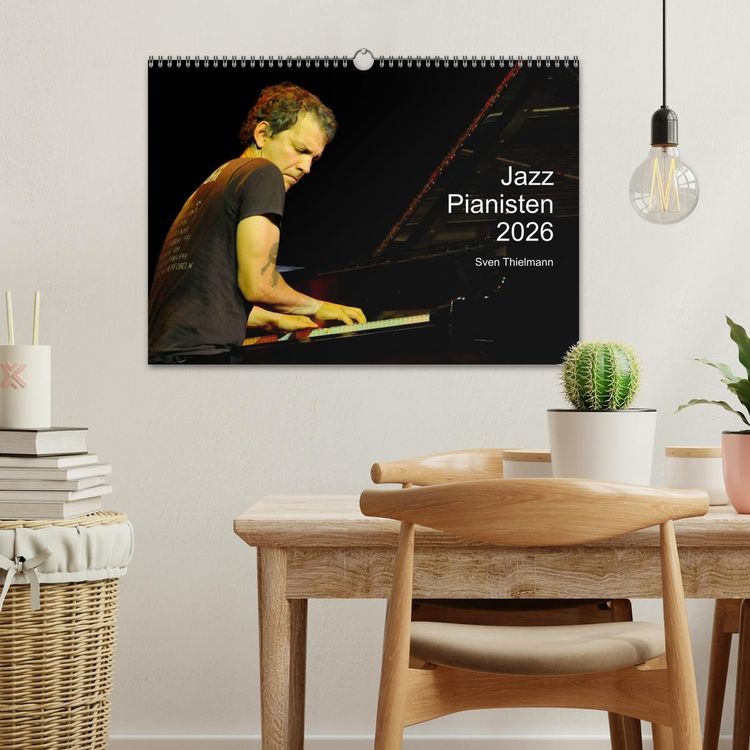 Produktbild: Jazz Pianisten 2026 (Wandkalender 2026 DIN A3 quer), CALVENDO Monatskalender