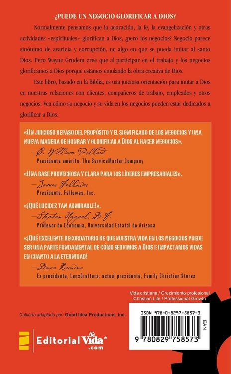 Produktbild: Negocios Para La Gloria de Dios
