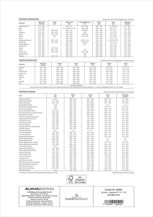 Produktbild: Kreativ-Kalender A4 weiß 2026 - 21 x 29,7 - Foto, Malen, Basteln - datiert - Kreativkalender - Foto-Kalender - Alpha Edition