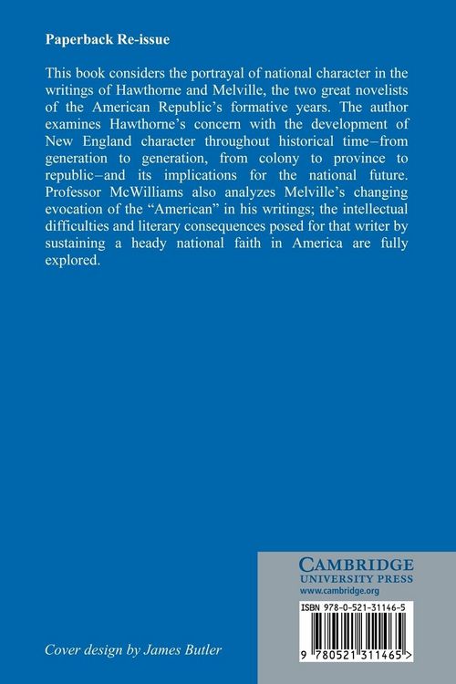 Produktbild: Hawthorne Melville and the American Character