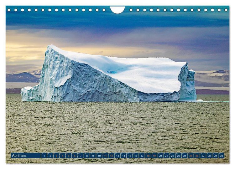 Produktbild: Berge aus Eis (Wandkalender 2026 DIN A4 quer), CALVENDO Monatskalender