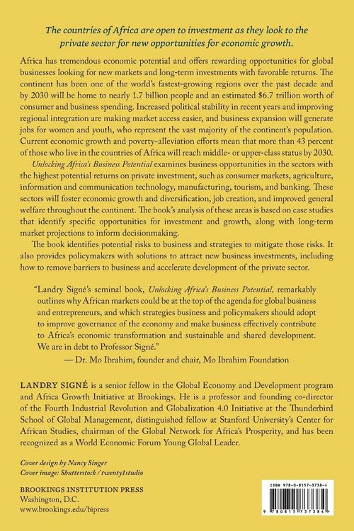 Produktbild: Unlocking Africa's Business Potential