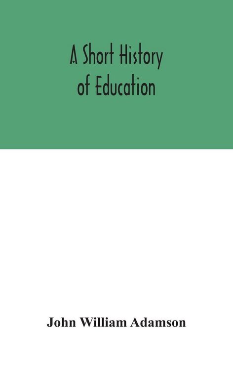 Produktbild: A Short History Of Education