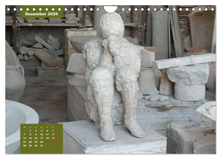 Produktbild: Pompeji-Kalender (Wandkalender 2026 DIN A4 quer), CALVENDO Monatskalender