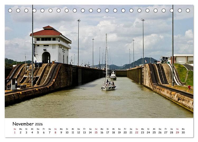 Produktbild: Panama - Finanzwelt und Naturparadies (Tischkalender 2026 DIN A5 quer), CALVENDO Monatskalender