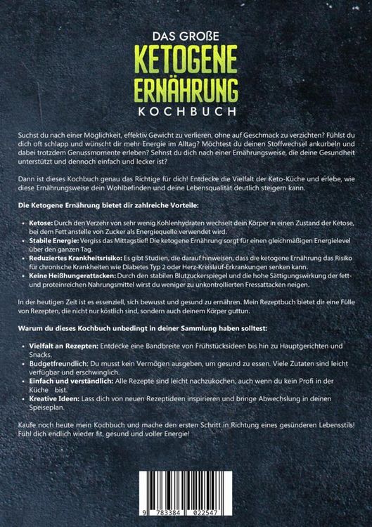 Produktbild: Das gro&szlig;e Ketogene Ern&auml;hrung Kochbuch