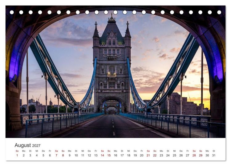 Produktbild: Br&uuml;cken dieser Erde (Tischkalender 2027 DIN A5 quer), CALVENDO Monatskalender