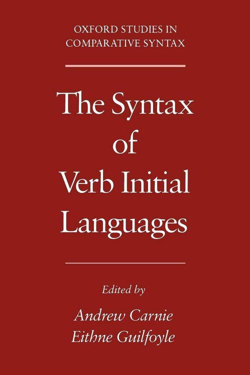 Produktbild: The Syntax of Verb Initial Languages