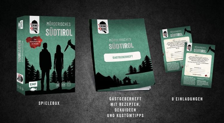 Produktbild: Crime & Dine &ndash; Das Krimi-Dinner-Set: M&ouml;rderisches S&uuml;dtirol