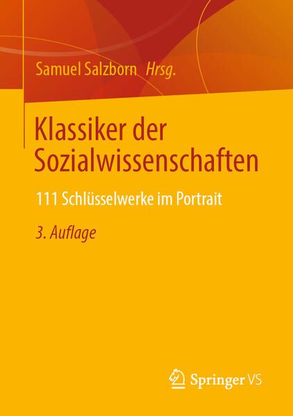 Produktbild: Klassiker der Sozialwissenschaften