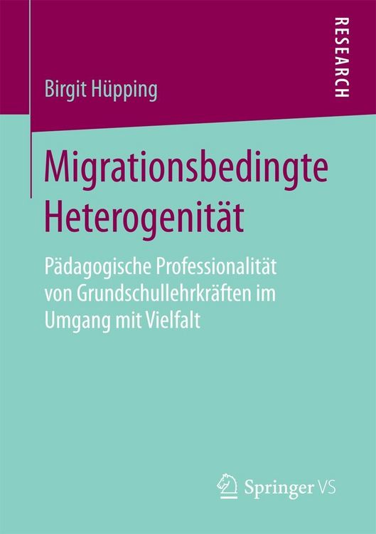 Produktbild: Migrationsbedingte Heterogenit&auml;t