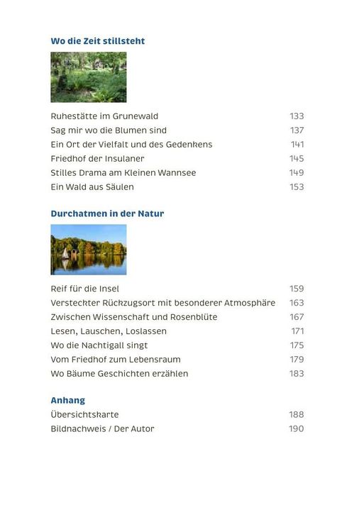 Produktbild: Oasen der Ruhe in Berlin