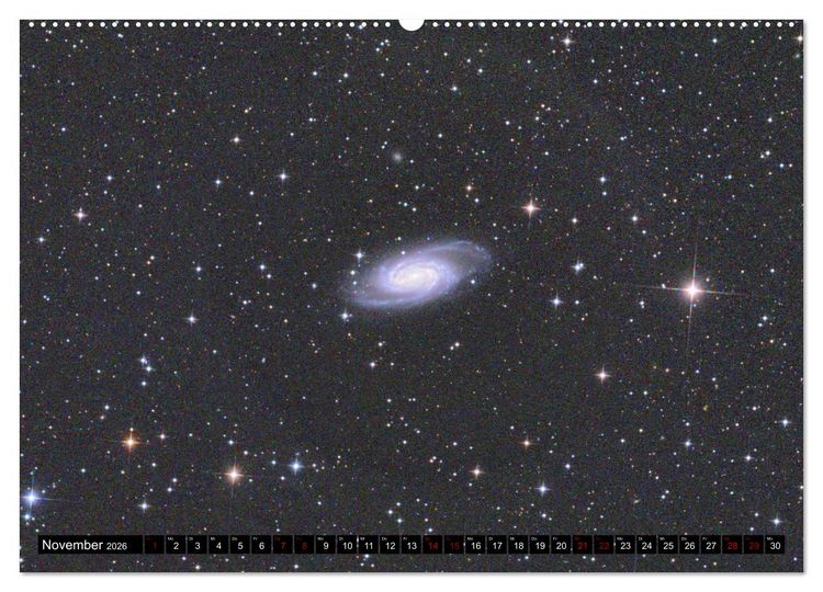 Produktbild: Ein Streifzug durch das Universum (hochwertiger Premium Wandkalender 2026 DIN A2 quer), Kunstdruck in Hochglanz