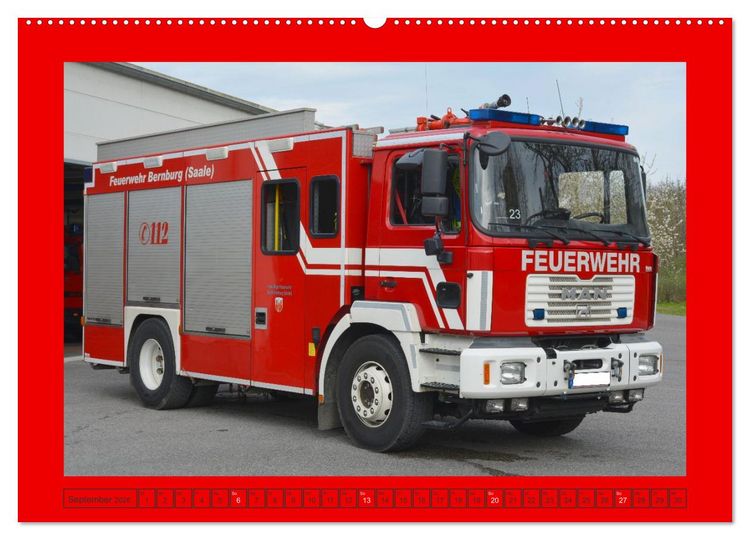 Produktbild: Einsatzfahrzeuge aus Sachsen und Sachsen-Anhalt (hochwertiger Premium Wandkalender 2026 DIN A2 quer), Kunstdruck in Hochglanz