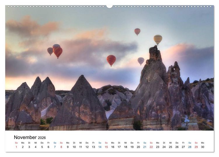 Produktbild: Kappadokien - Das M&auml;rchenland der T&uuml;rkei (hochwertiger Premium Wandkalender 2026 DIN A2 quer), Kunstdruck in Hochglanz
