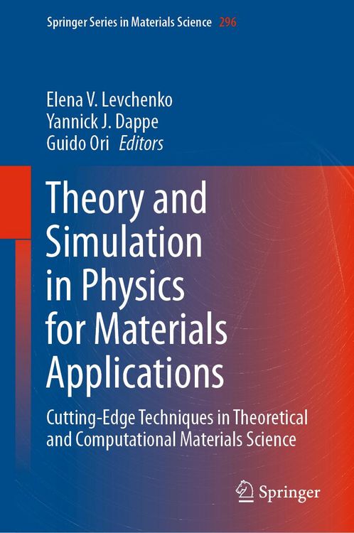 Produktbild: Theory and Simulation in Physics for Materials Applications
