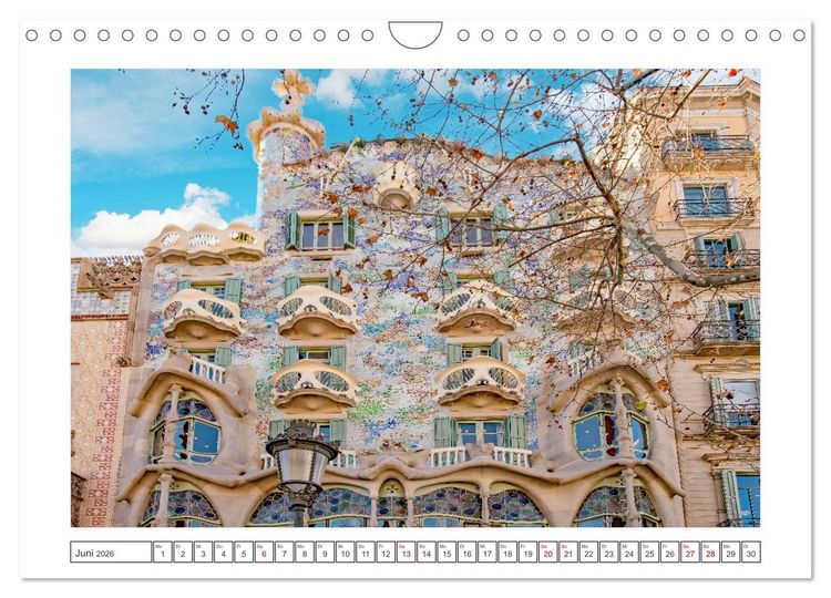 Produktbild: Barcelona - ein Traumreiseziel (Wandkalender 2026 DIN A4 quer), CALVENDO Monatskalender