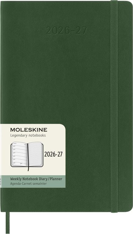 Produktbild: Moleskine 18 Monate Wochen Notizk. 26/27 A5 1W=1S Kt Myrte