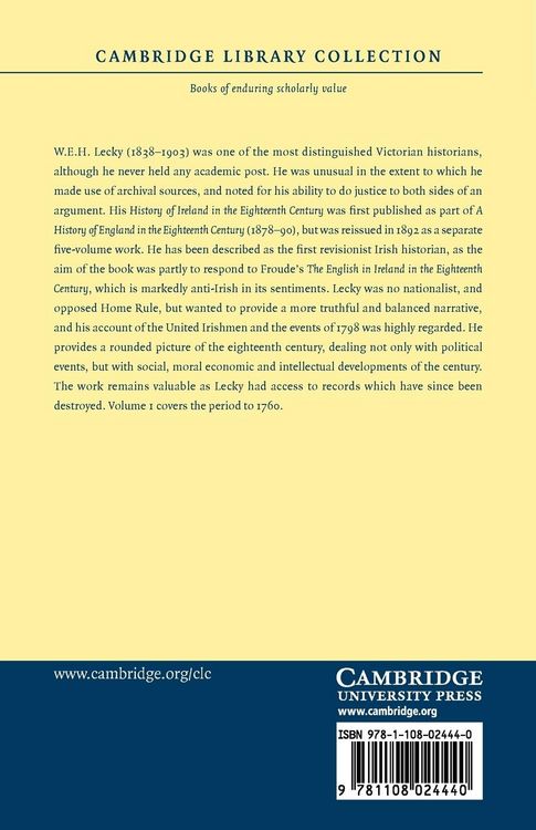 Produktbild: A History of Ireland in the Eighteenth Century - Volume 1