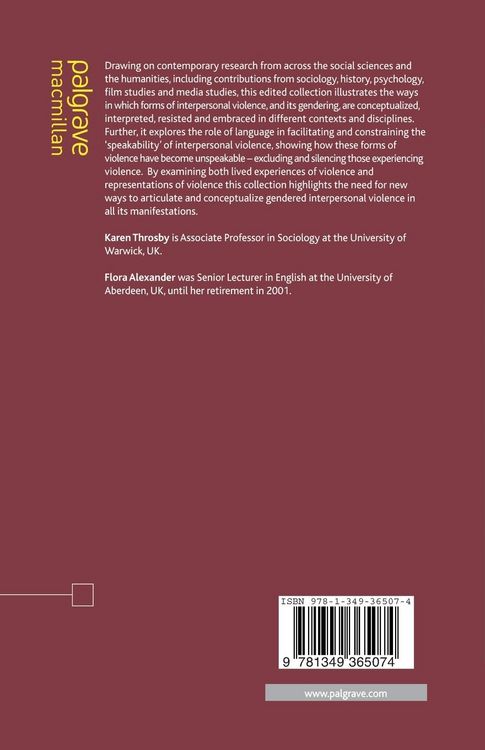 Produktbild: Gender and Interpersonal Violence