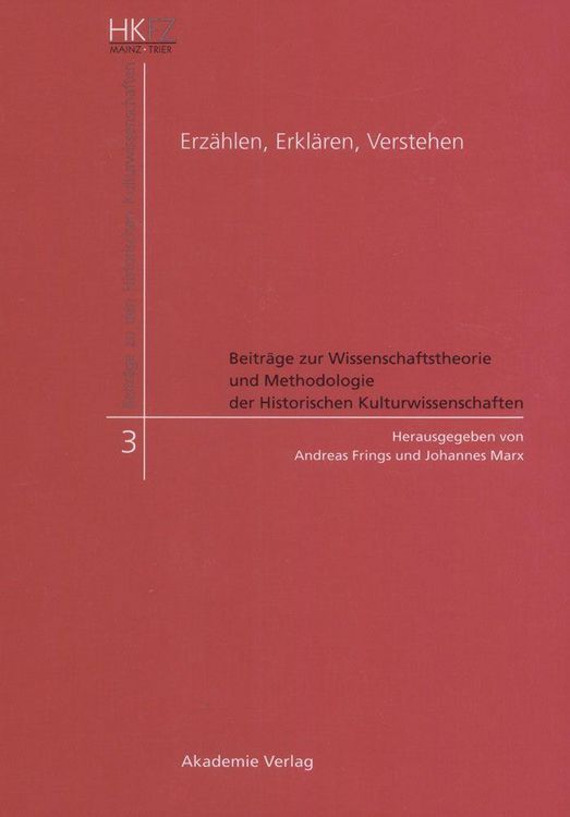Produktbild: Erz&auml;hlen, Erkl&auml;ren, Verstehen
